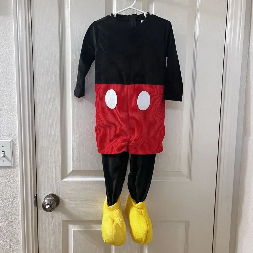 Spirit Disney Mickey Mouse & Friends Halloween Costume Jumpsuit SZ 12-18 Months - Picture 1 of 12